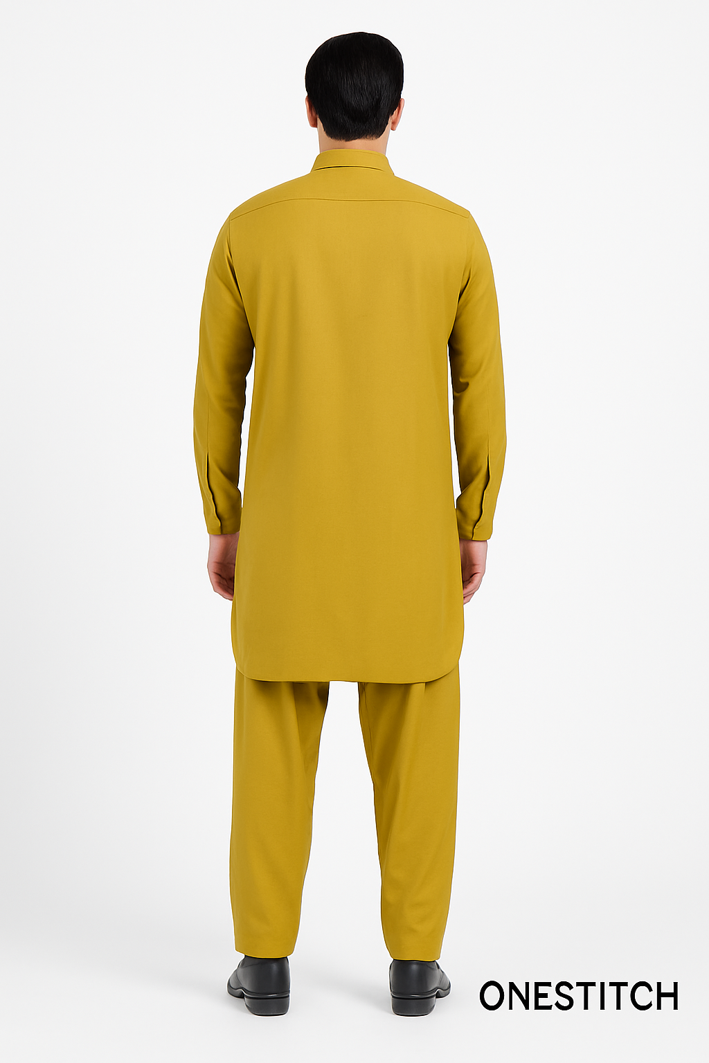 Amber Charm – Elegant Mustard Ensemble
