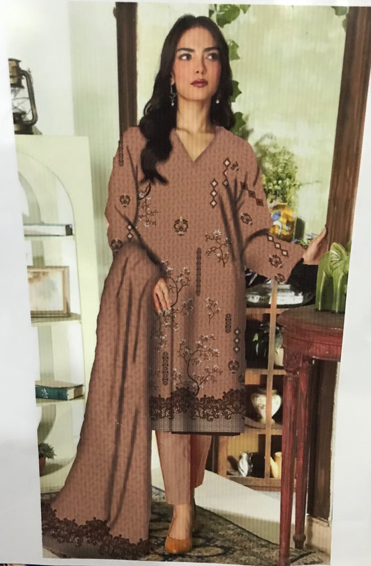 PRIMIUM LAWN Digital Print Bana Dora Lawn Shirt With Voil Dupatta